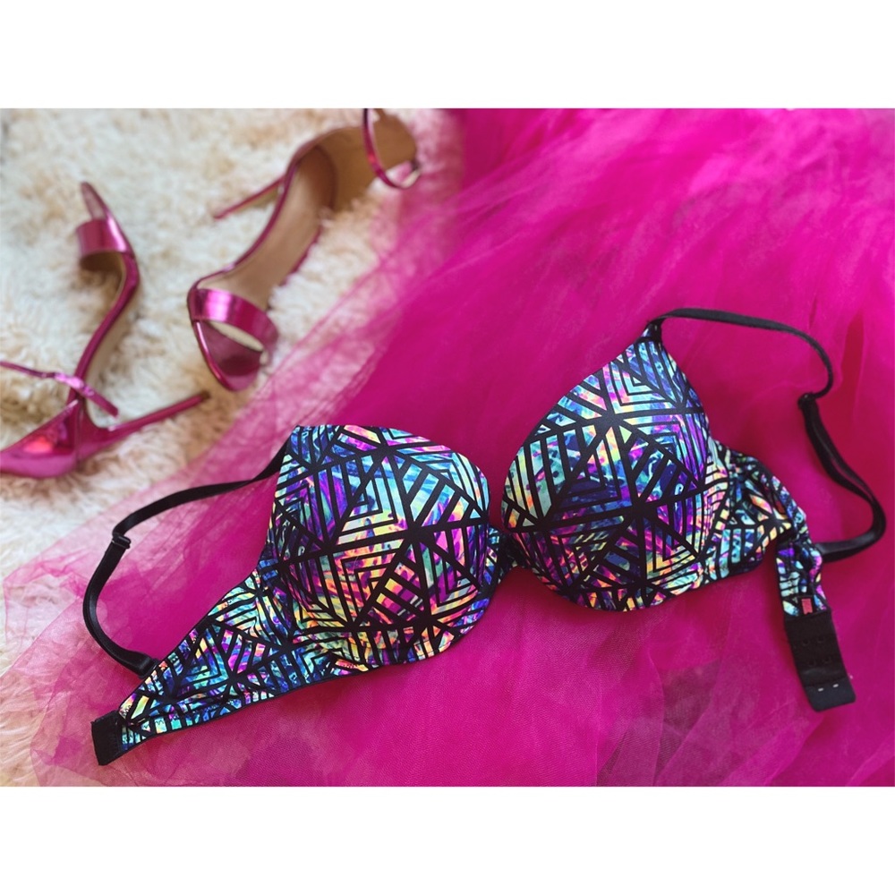 💖 PINK Victoria’s Secret Geometric Bra